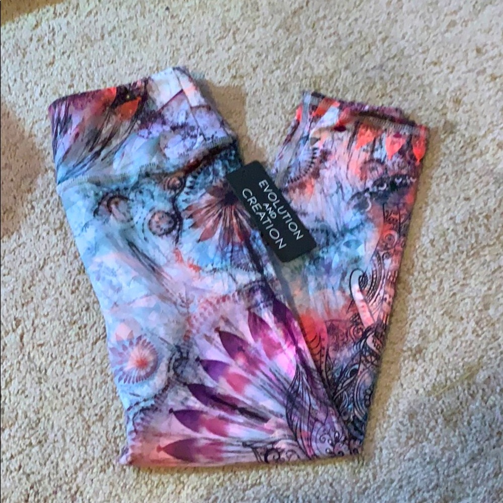 Medium Evolution and Creation Vibrant Leggings